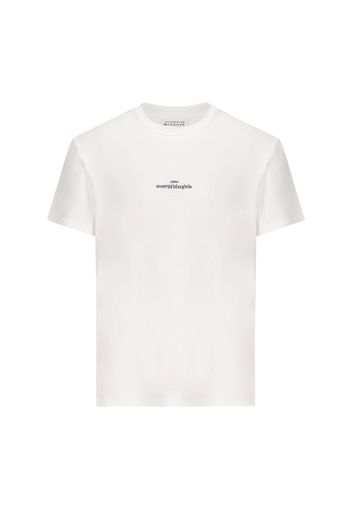 T-Shirt Con Ricamo Maison Margiela