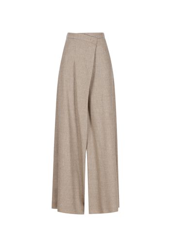 Pantalone In Lana E Cashmere