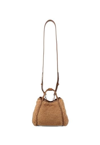 Borsa Marine Small In Tessuto Teddy