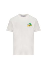 T-Shirt Brush Off- White In Cotone