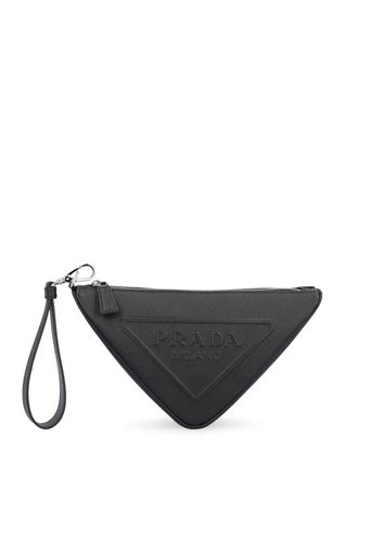 Pouch Prada Triangle in pelle