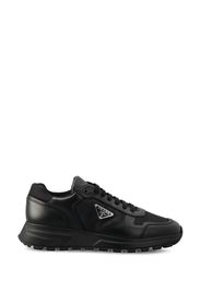 Sneakers In Pelle E Re-Nylon