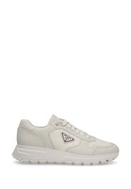 Sneakers In Pelle E Re-Nylon