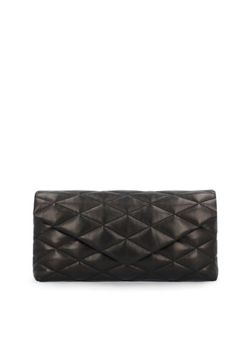 Pochette Envelope Puffer Sade In Pelle Lamé