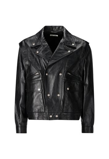 Giacca Biker Yves Saint Laurent In Pelle