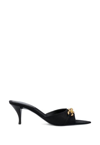 Mule Yves Saint Laurent In Tessuto