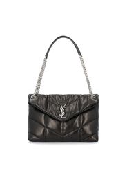 Borsa Yves Saint Laurent Puffer Media In Pelle Di Agnello