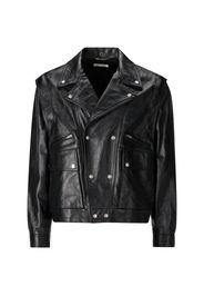 Giacca Biker Yves Saint Laurent In Pelle