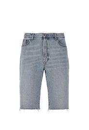 Short In Denim Di Cotone