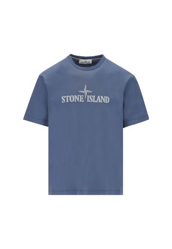 T-Shirt Stone Island In Cotone