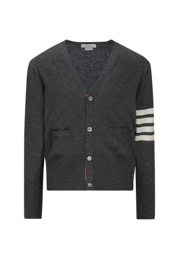 Cardigan Thom Browne A 4 barre In Cashmere