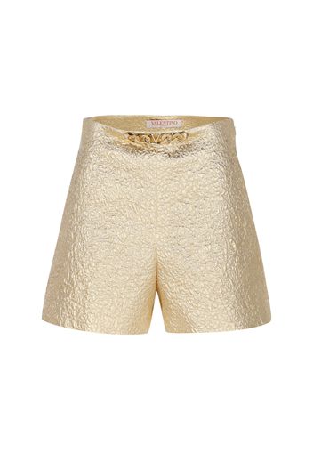 Shorts in Crispy Gold VLogo Chain