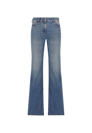 Jeans Valentino In Denim Di Cotone