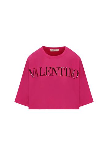T-Shirt Valentino In Jersey