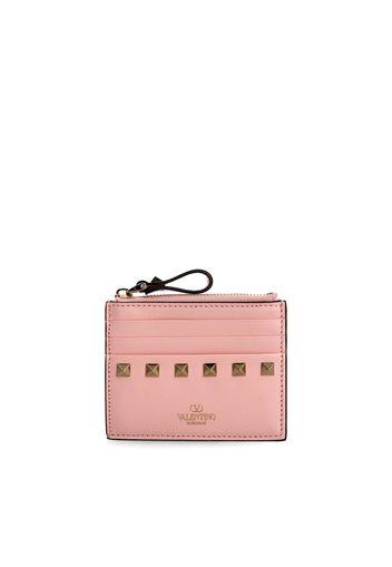 Portacarte Rockstud In Pelle