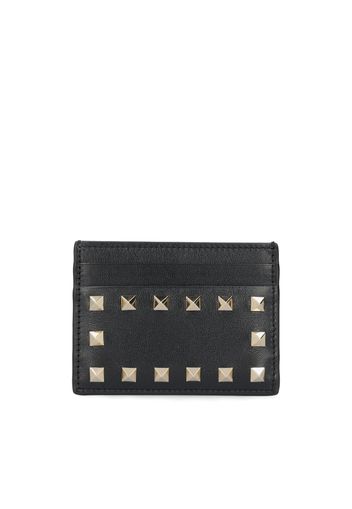 Portacarte Rockstud In Pelle