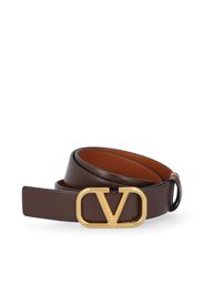 Cintura Reversibile Vlogo Signature In Vitello 30 Mm