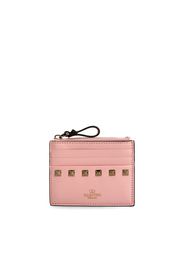 Portacarte Rockstud In Pelle