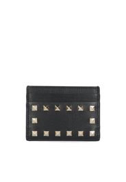 Portacarte Rockstud In Pelle