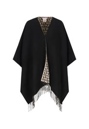 Poncho Reversibile In Lana