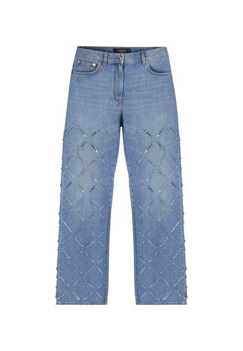 Jeans Medusa Versace In Denim