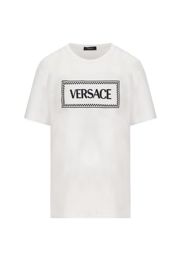T-Shirt Versace In Cotone