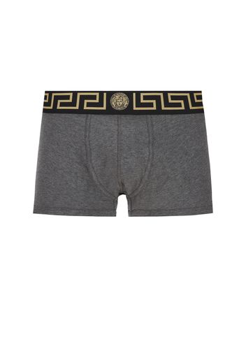 Boxer Aderenti Con Bordo Greca