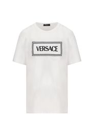 T-Shirt Versace In Cotone