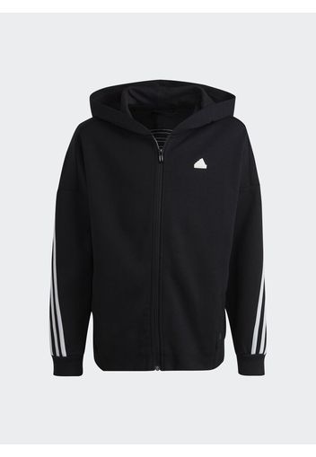 Felpa Future Icons 3-Stripes Full Zip Hooded Bci Junior