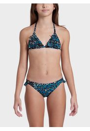 Bikini A Triangolo Animalier Print