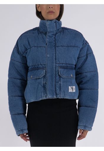 Giubbotto Puffer Denim