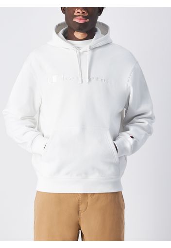 Felpa Hoodie Con Ricamo Logo