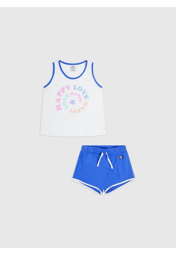 Completino Smanicata + Shorts Ragazza