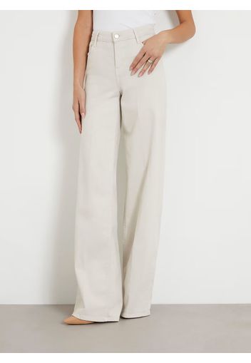 Pantalone Wide Leg A Vita Media