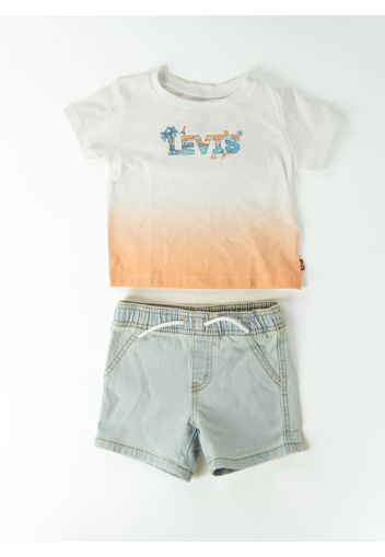 Completo T-Shirt+Short Denim