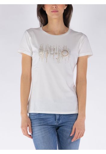 T-Shirt Logo Strass