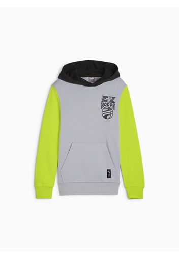 Felpa Hoodie Basketball Con Stampa Ragazzo