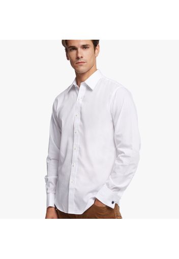 Camicia elegante Regent regular fit in cotone non-iron, colletto a punte dritte - male Bianco 15H