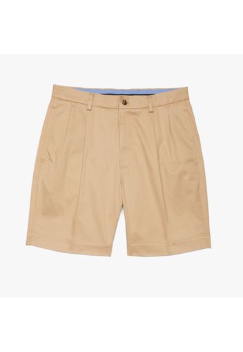 Shorts stretch con pince frontali - male Beige scuro 30