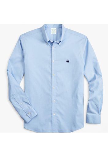 Camicia sportiva Milano slim fit in Oxford stretch non-iron, colletto button-down - male Azzurro L