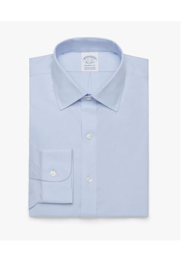 Regent Fit Non-iron Dress Shirt, Ainsley Collar - Male Dress Shirts Light/pastel Blue 16