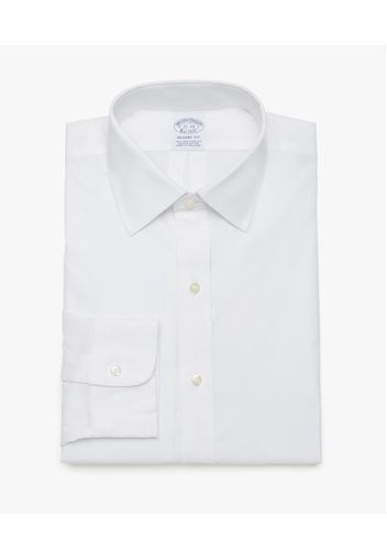 Regent Fit Non-iron Dress Shirt, Ainsley Collar - Male Dress Shirts White 17