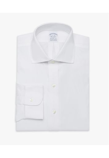 Regent Fit Non-iron Dress Shirt, Ainsley Collar - Male Dress Shirts White 14h