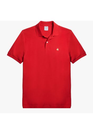 Golden Fleece Slim Fit Stretch Supima Polo Shirt - male Red L