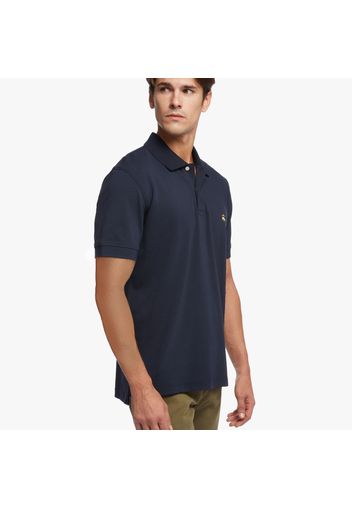 Polo slim fit a maniche corte in cotone Supima - male Blu navy L