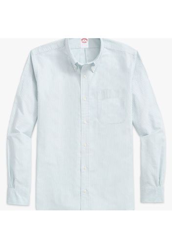 Polo Original a righe in Oxford con colletto button-down - male Verde L