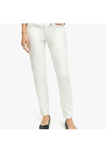 Stretch Cotton Jeans - female White 2