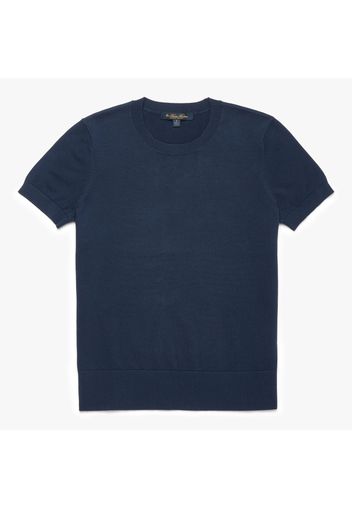 Maglia a maniche corte in cotone Supima - female Navy L