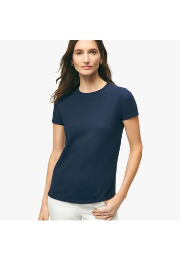 T-shirt piquet in cotone stretch Supima - female Navy XS