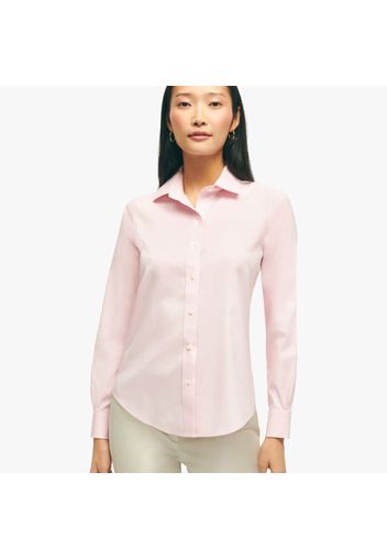 Camicia da smoking fit classico in cotone stretch Supima non-iron - female Rosa medio 0